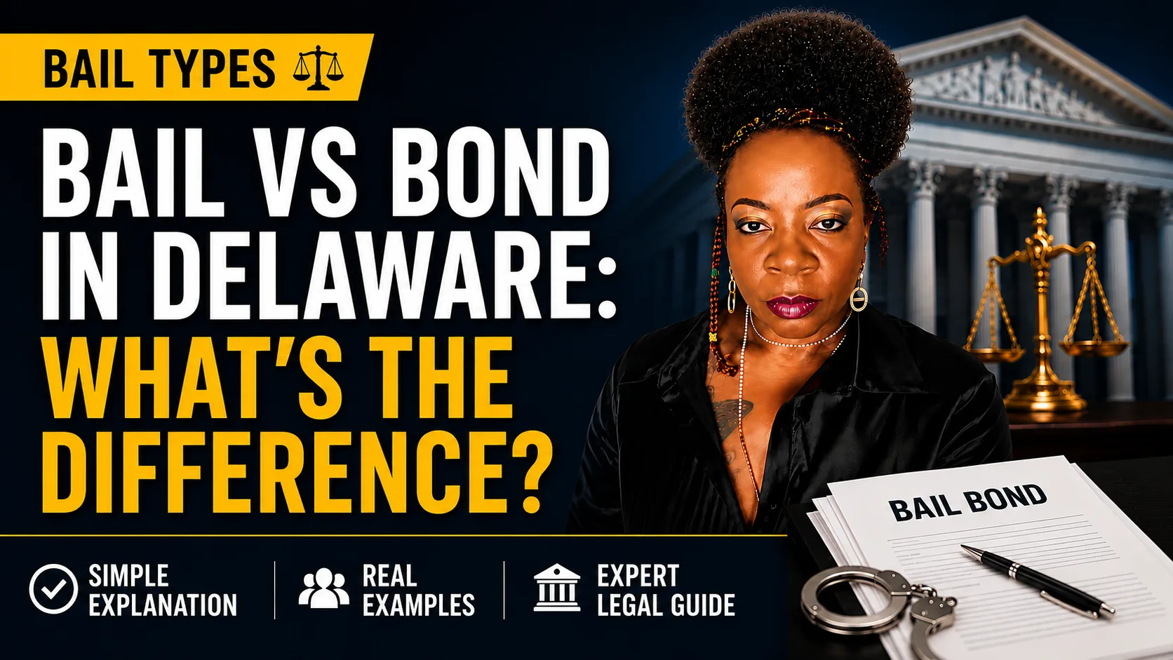 Bail vs bond in Delaware — a simple family guide comparing cash bail and surety bonds, from A Way to Freedom Bail Bonds