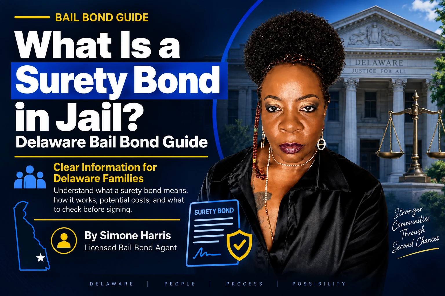 What Is a Surety Bond in Jail Delaware Bail Bond Guide by Simone Harris