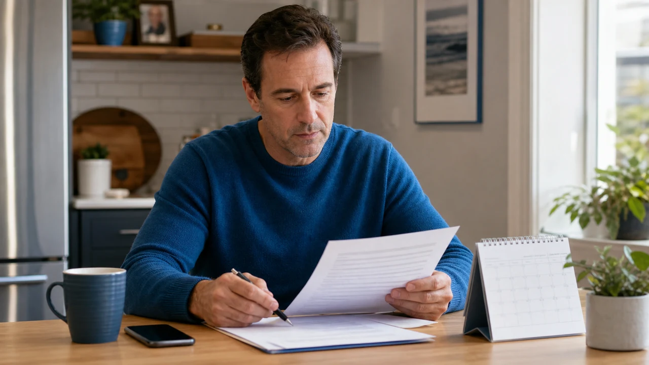 Delaware family reviewing unsecured bail paperwork and court release conditions