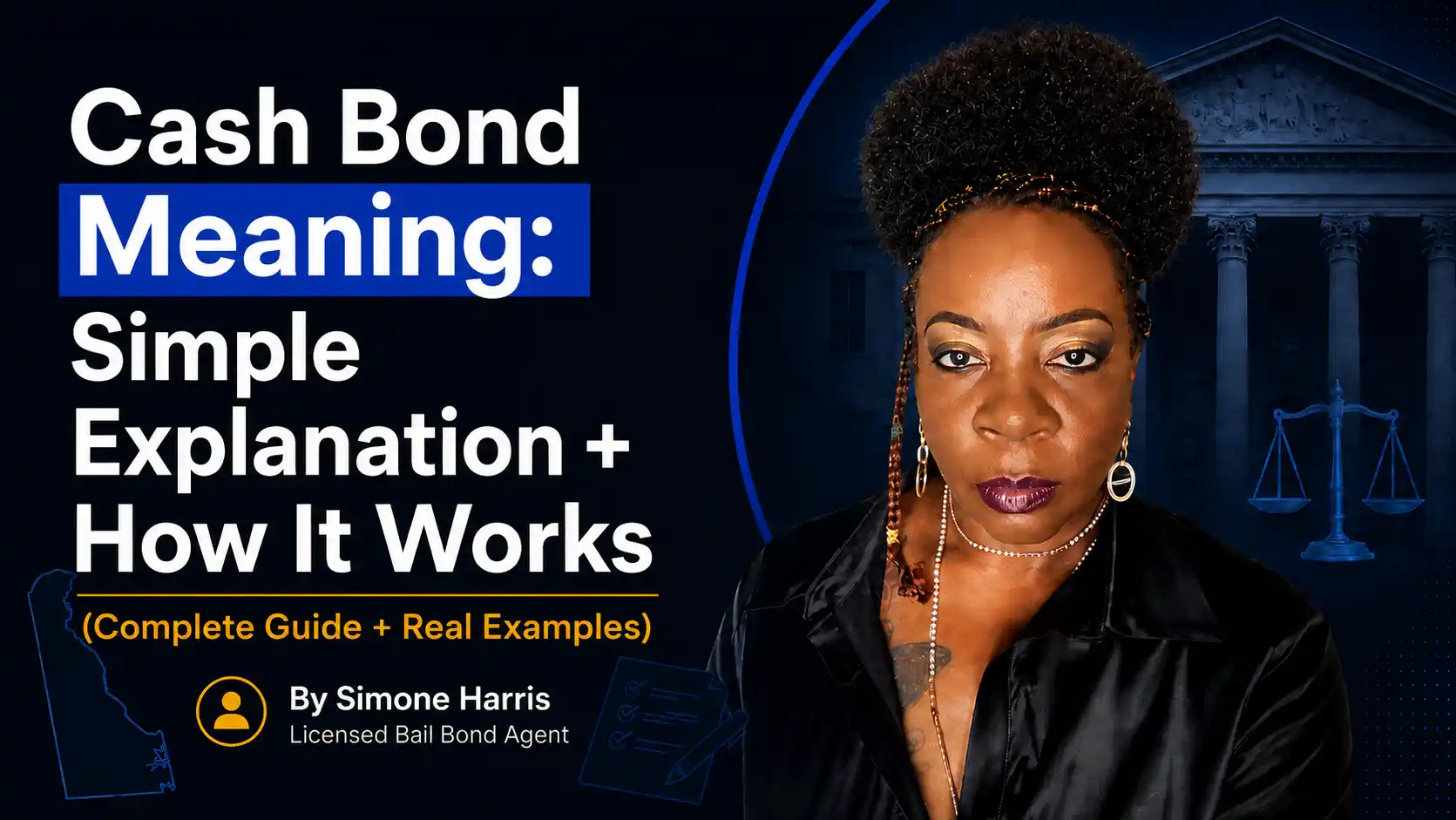 Cash bond meaning simple explanation guide by Simone Harris