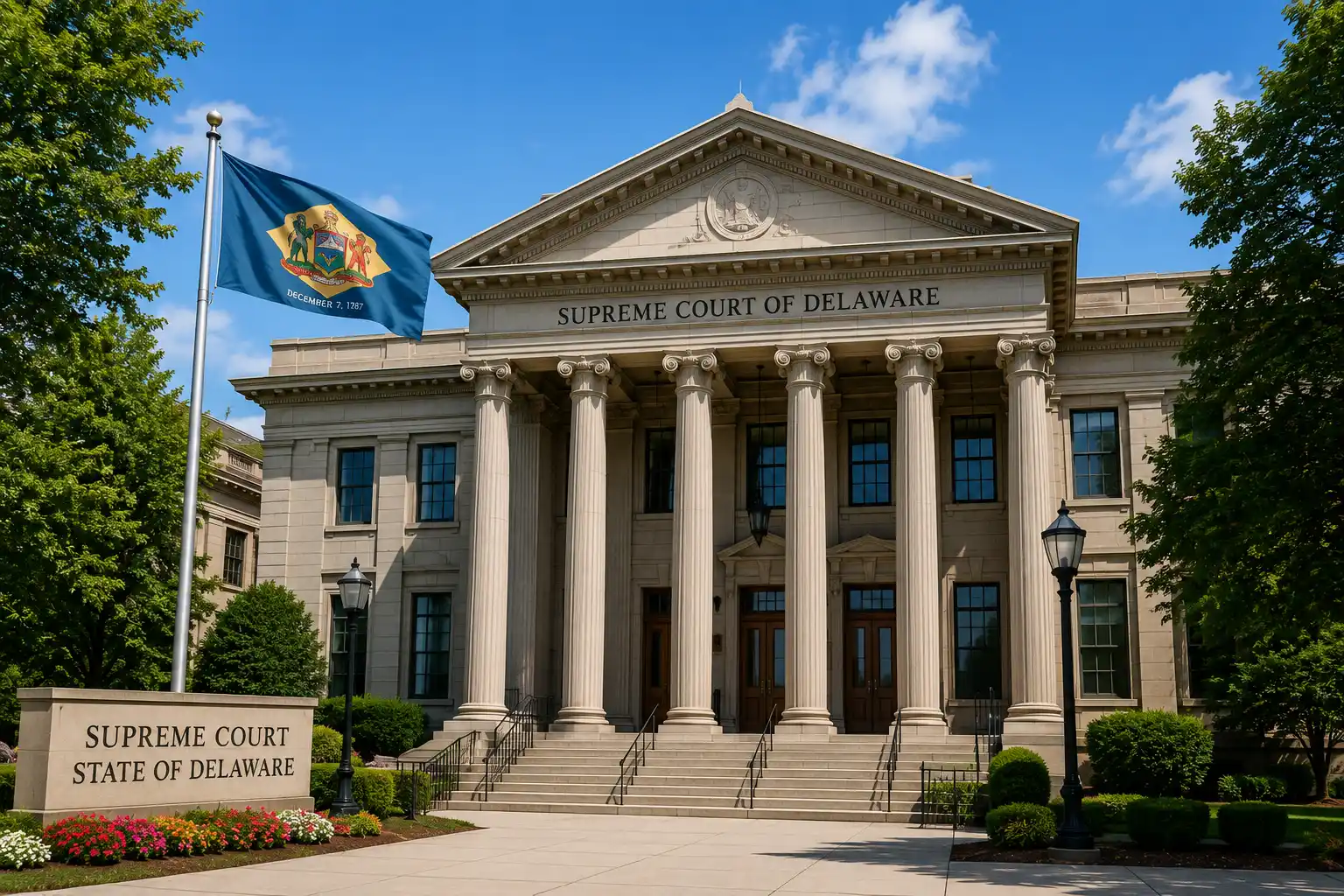 Delaware courthouse where bail hearings and court appearances take place